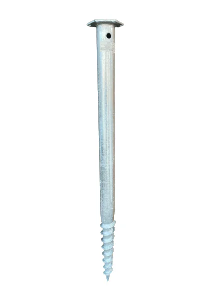 Sraigtinis pamatas M 68X1200X2,0mm M12 (Šešiakampės plokštelės formos)