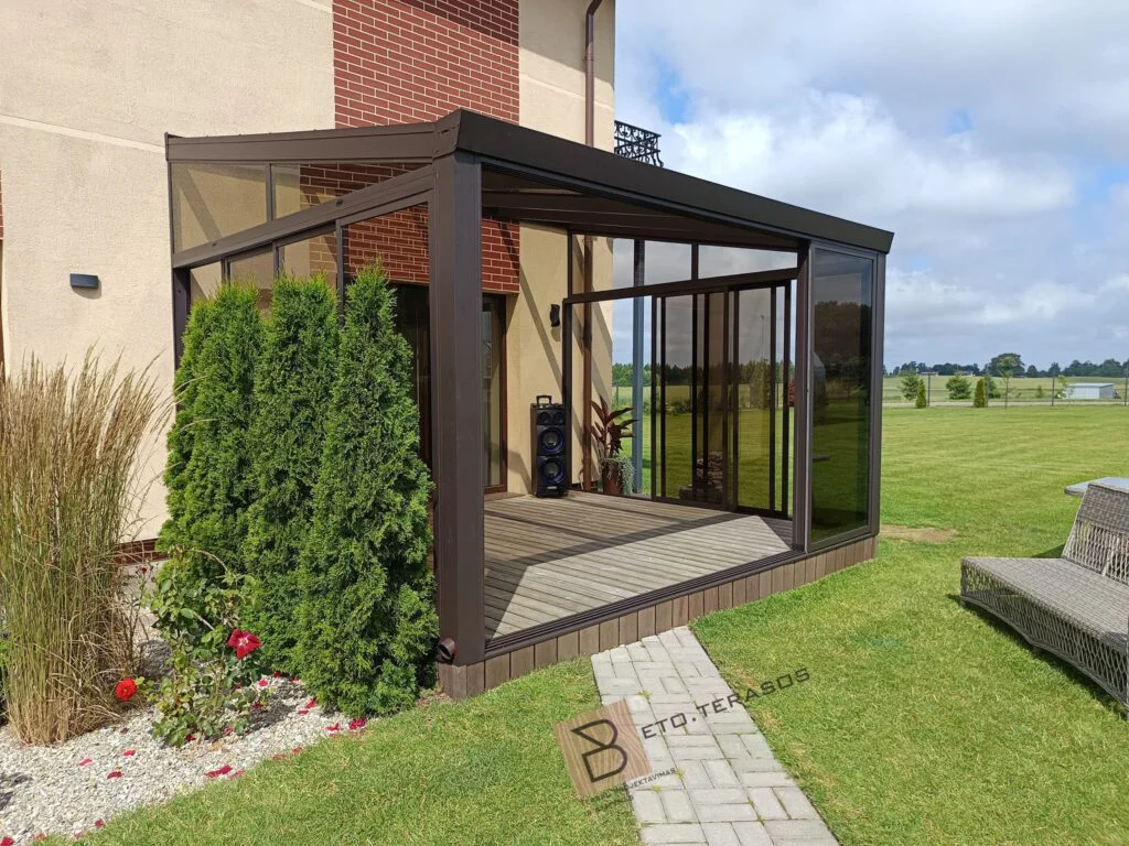 Ar reikia leidimo stiklinei terasai