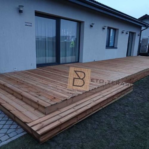 atlikti terasų darbai