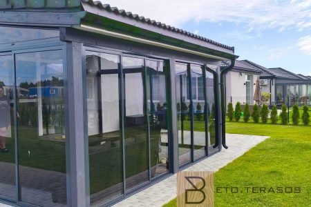 Terasu stiklinimas Gargzduose
