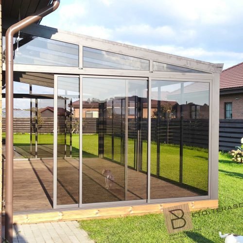 Terasų stiklinimo pavyzdys